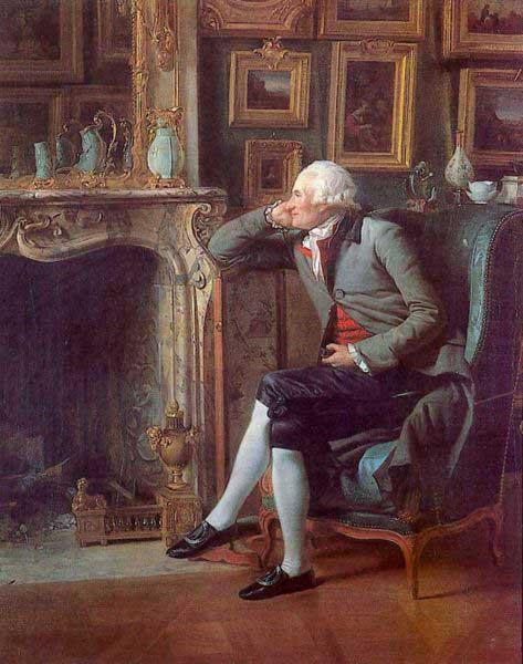 Henri-Pierre Danloux The Baron de Besenval in his Salon de Compagnie oil painting image